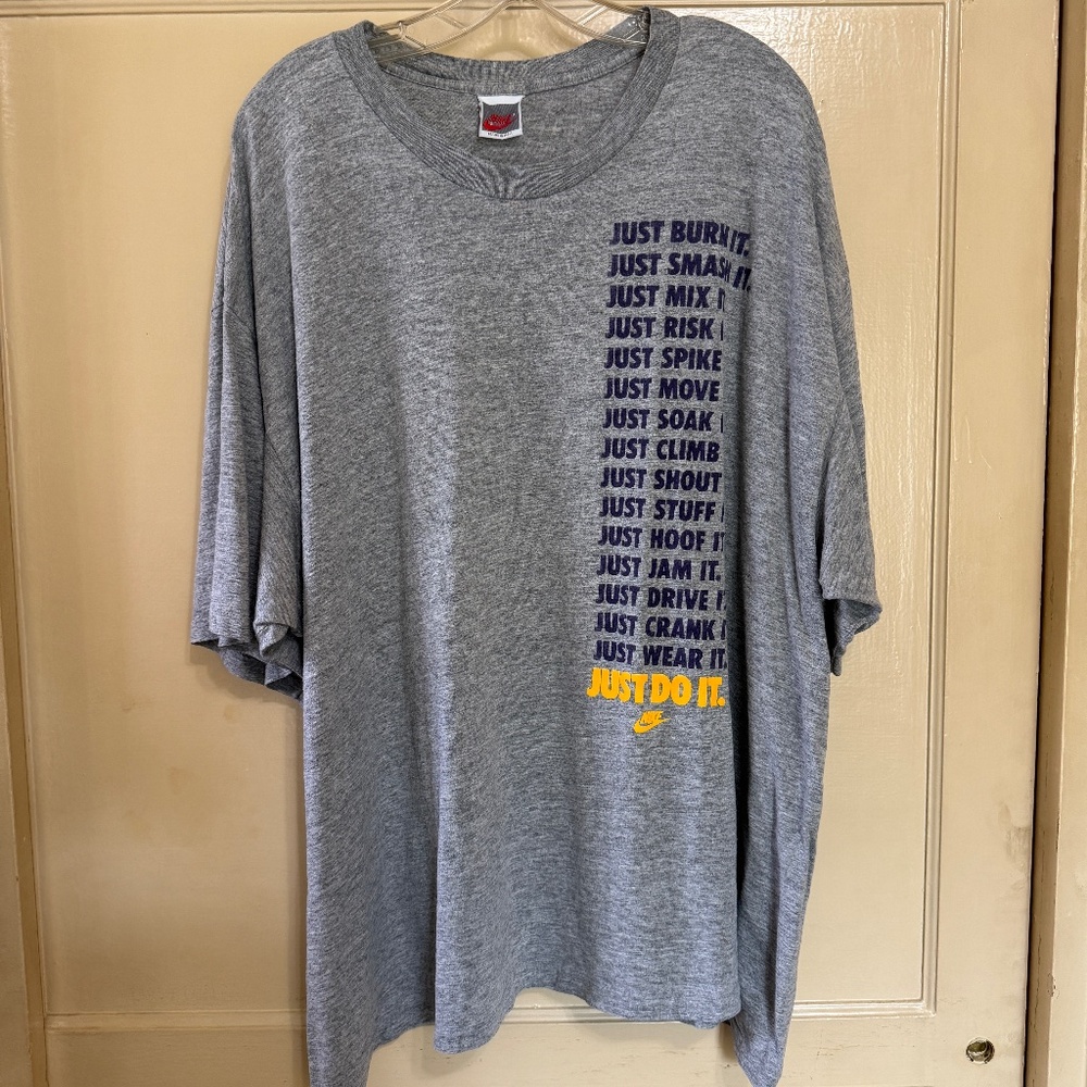 80’s Nike “Just Burn It” T-Shirt- Short Sleeve- Made in the USA